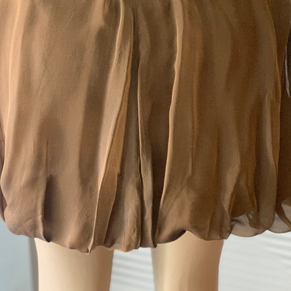 NWT Vera Wang Strapless Silk Dress - Picture 5 of 13